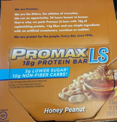 Promax LS protein bar honey peanut - 0743659186694