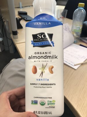 Vanilla organic almond milk with cashew - 0744473000876