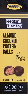 Freakin' Healthy Almond Coconut Protein Ball - 0744702477837