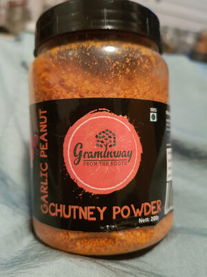 garlic peanut chutney powder - 0747356051705