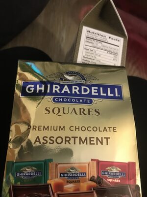Assorted premium chocolate squares - 0747599306853