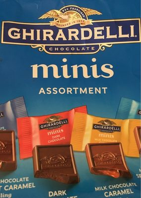 Ghirardelli XL Assorted Minis Sub 12.2oz. - 0747599401633