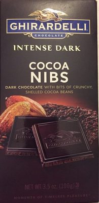 Intense dark chocolate cocoa nibs - 0747599624667