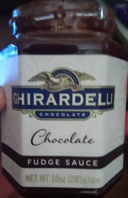 Ghirardelli chocolate fudge sauce - 0747599803512