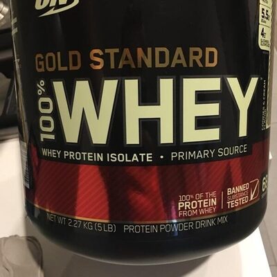 Gold standard 100% whey protein isolate - 0748927051155