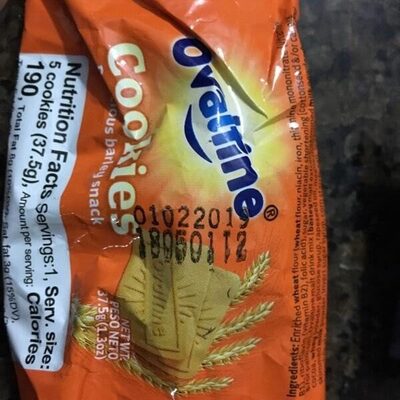 Ovaltine cookies - 0752046793605