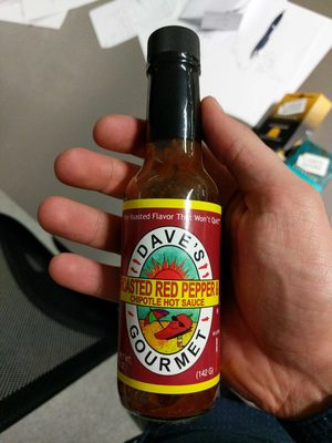 Roasted Red Pepper & Chipotle Hot Sauce, Warm - 0753469000752