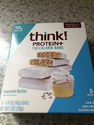 Cupcake batter protein & fiber bars, cupcake batter - 0753656712734
