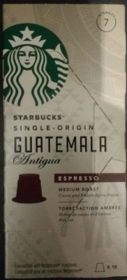Capsules de café  arabica espresso guatemala - 0762111141804