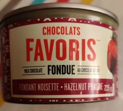 Chocolat favoris, fondant noisette - 0765528100211