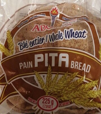 Pain pita blé entier - 0770338100061