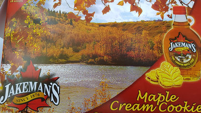 Jakeman's Maple Cream Cookies - 400g Boxed - 0770451009005