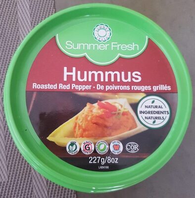 Humus poivrons rouges grillés - 0773200702301