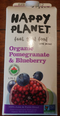 Organic Pomegranate & Blueberry 100% Juice & Purée Blend - 0779172417366