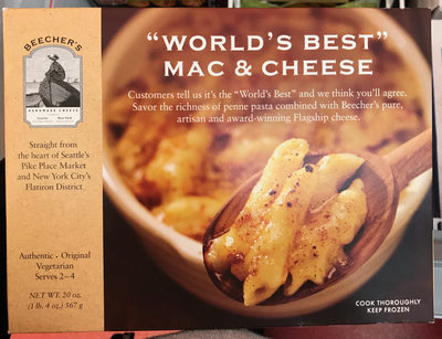 Beecher's, mac & cheese - 0782045112015