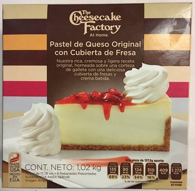 Pastel de Queso Original con cubierta de fresa - 0785397010060