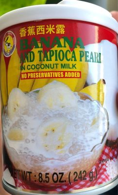 Tag Brand, Banana And Tapioca Pearl In Coconut Milk - 0804531216202