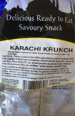Snack karachi krunch - 0814866000698