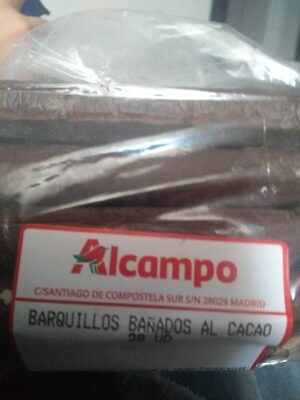 Barquillos bañados al cacao - 2073501001294