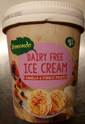 Vemondo Dairy Free Ice Cream Vanilla & Forest Fruits