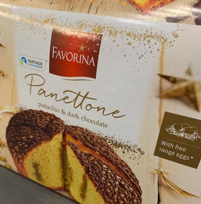 Panettone pistachio & dark chocolate