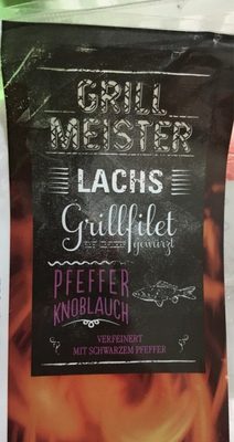 Lachs Grillfilet, Pfeffer Knoblauch