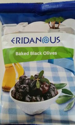 Baked black olives