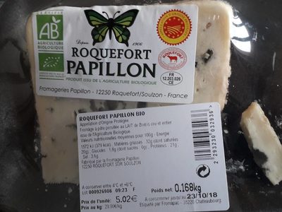 Roquefort PAPILLON BIO - 2293230032936
