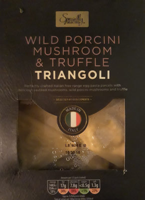 wild porcini mushroom & truffle triangoli - 25084061