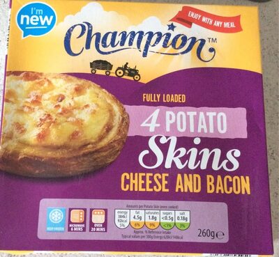 Cheese and bacon potato skins - 25485592