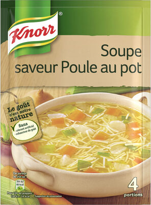 Knorr Soupe Poule au Pot aux Petits Légumes 72g 4 Portions - 3011360007438