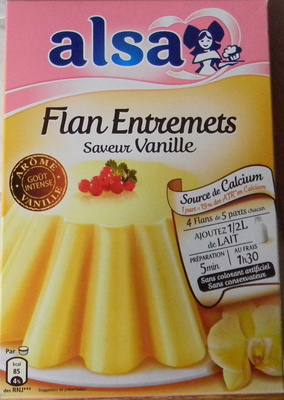 Flan Entremets saveur vanille - 3011360010322