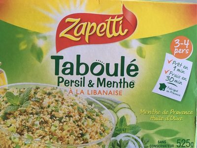 Taboulé persil et menthe - 3021690026719