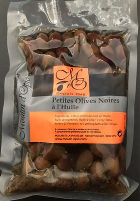 Petites olives noires à l'huile - 3027102411029