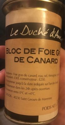 Bloc de foie gras de canard - 3033610036807