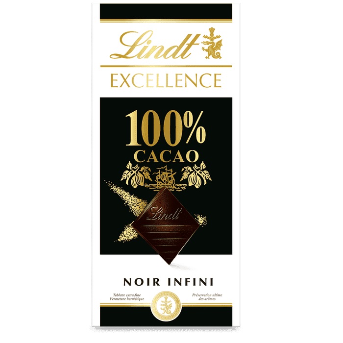 Lindt Excellence 100% Cacao Noir infini - 3046920016377