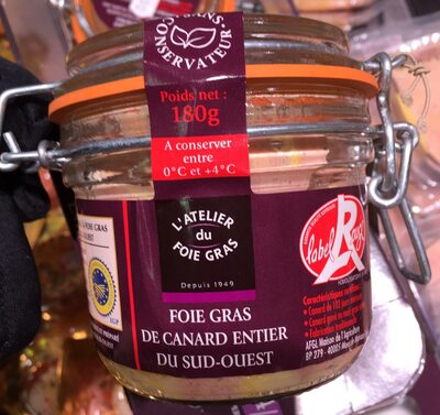 Foie gras de canard entier du Sud-Ouest - 3067163636221