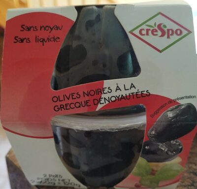 Olives noires à la grecque dénoyautées - 3076820600017