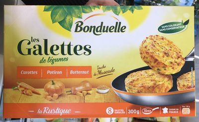 Les Galettes de Légumes Carottes-Potiron-Butternut La Rustique - 3083681062267