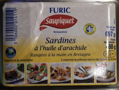 Sardines à l'huile d'arachide - 3106000014119