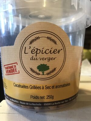 Cacahuètes Grillées à Sec et aromatisées - 3143110080399