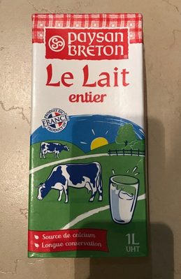 Paysan Breton Laita Uht Full Fat Milk - 3184030005321