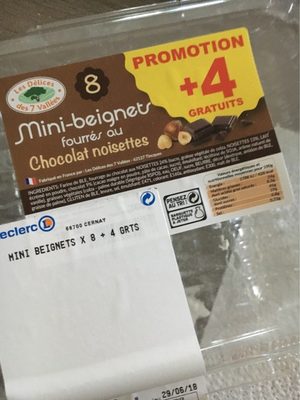 Mini beignets noisettes - 3191280430001