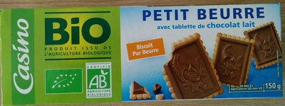 Petit beurre tablette de chocolat au lait BIO - 3222475626722