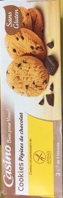 Cookies pépites de chocolat sans gluten - 3222476116055