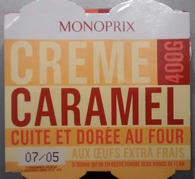 Crème caramel - 3248654719238
