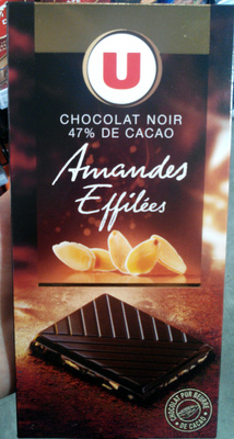 Chocolat noir amandes effilées - 3256222990200