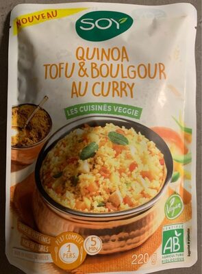 Quinoa tofu et boulgour au curry - 3259011251421