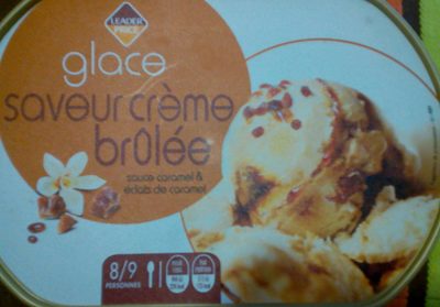 Glace saveur crème brûlée - 3263859902117