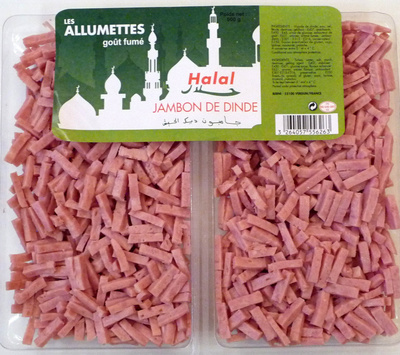 Allumettes goût fumé Jambon de dinde - 3264057556263